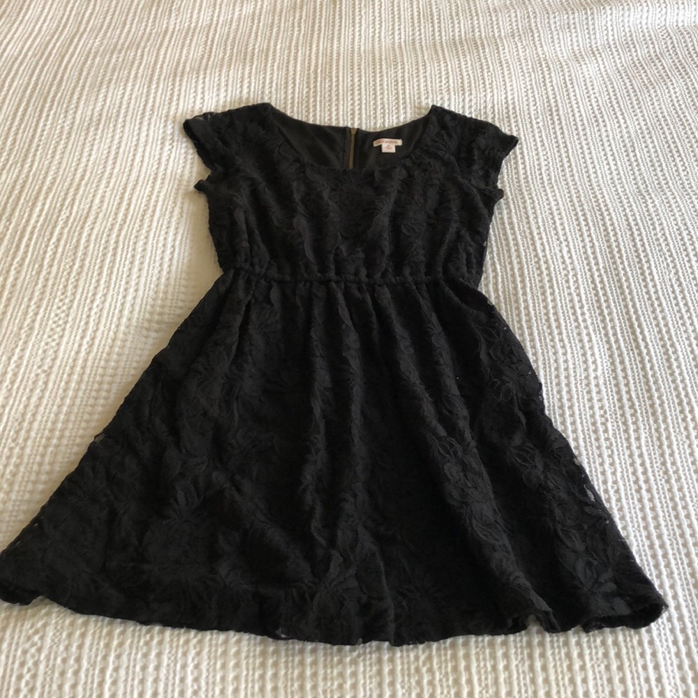 💋Super Cute Black Lace Babydoll Dress